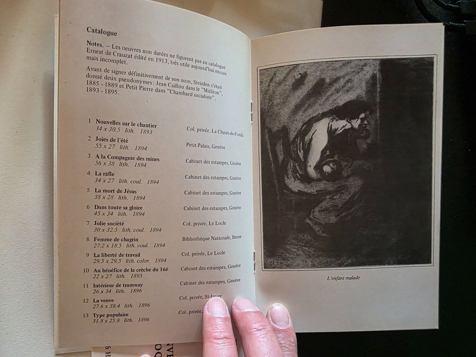 Libri: Musée des Beaux-Arts Le Locle - Exposition 1979 Steinlen – Usato da Walterswil BE venduto da Lonitti 3