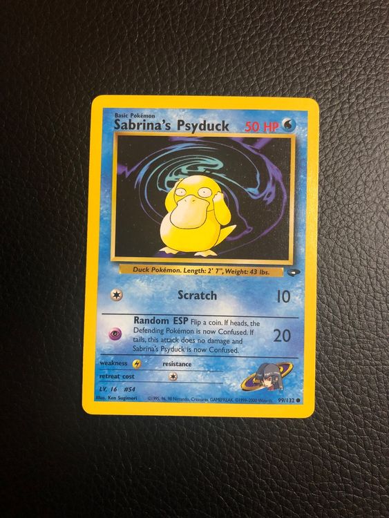 Gym Challenge Sabrina’s Psyduck 99/132 Ab 1 | Kaufen auf Ricardo