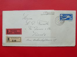 1933 (Abrüstungskonferenz) Nr.190 R-EXPRESS, Einzelfrankatur