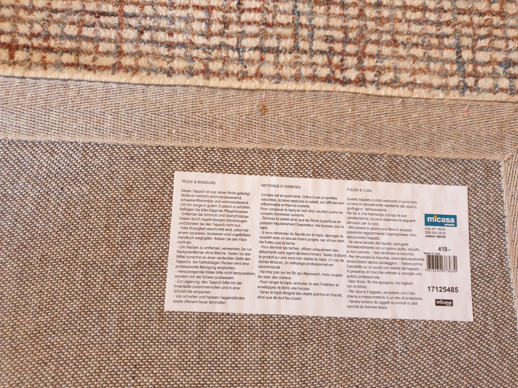 Micasa Teppiche: Teppich – Gebraucht aus Oberwil BL von Pakasala 1