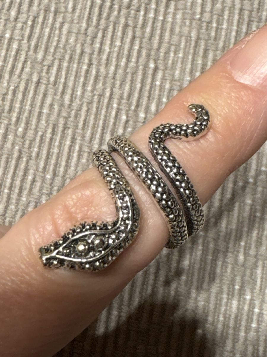 Anelli: Modeschmuck Fingerring Schlange / Gr 54 – Nuovo (secondo la descrizione) da Rümlang venduto da SchumBru10