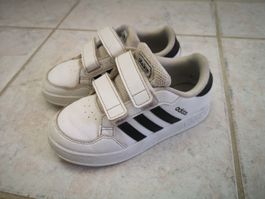 Adidas Kinder Turnschuhe, Klettverschluss, Grösse 27