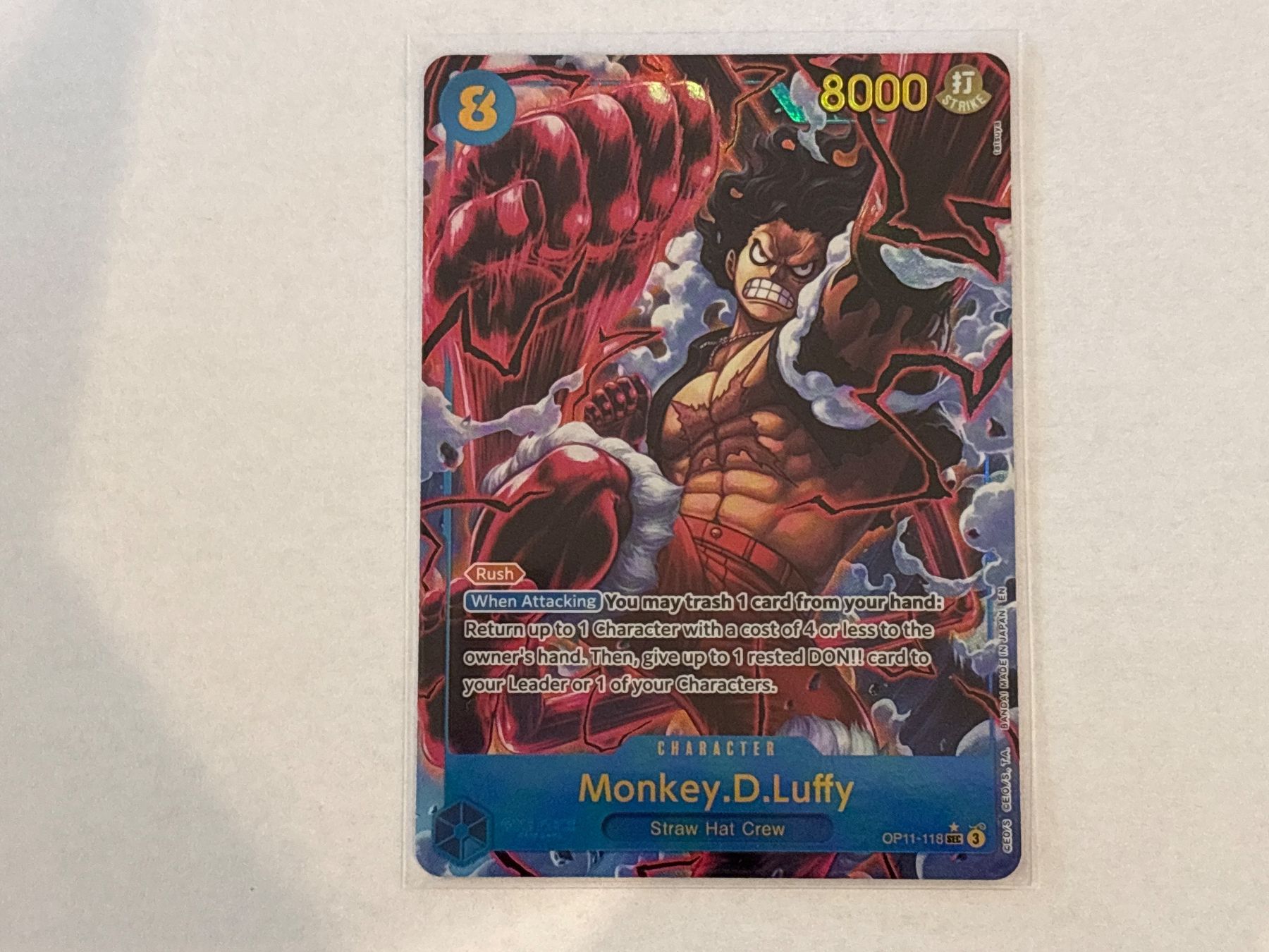 Bandai Carte collezionabili: One Piece TCG CARD OP11-118 ENG – Nuovo (secondo la descrizione) da Schaffhausen venduto da Brickorama0815