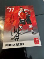 Yannick Weber Autogrammkarte - Swiss Ice Hockey