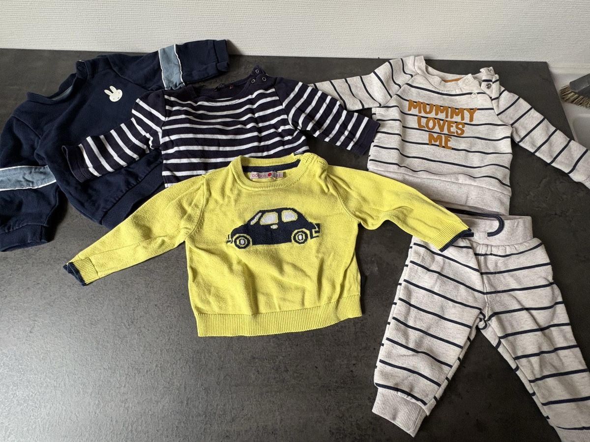 Lotti di vestiti: Kleiderpaket, Grösse 68, Winter/Frühling, Pullover mit Auto – Usato da Pratteln venduto da Shoppingqueen1983