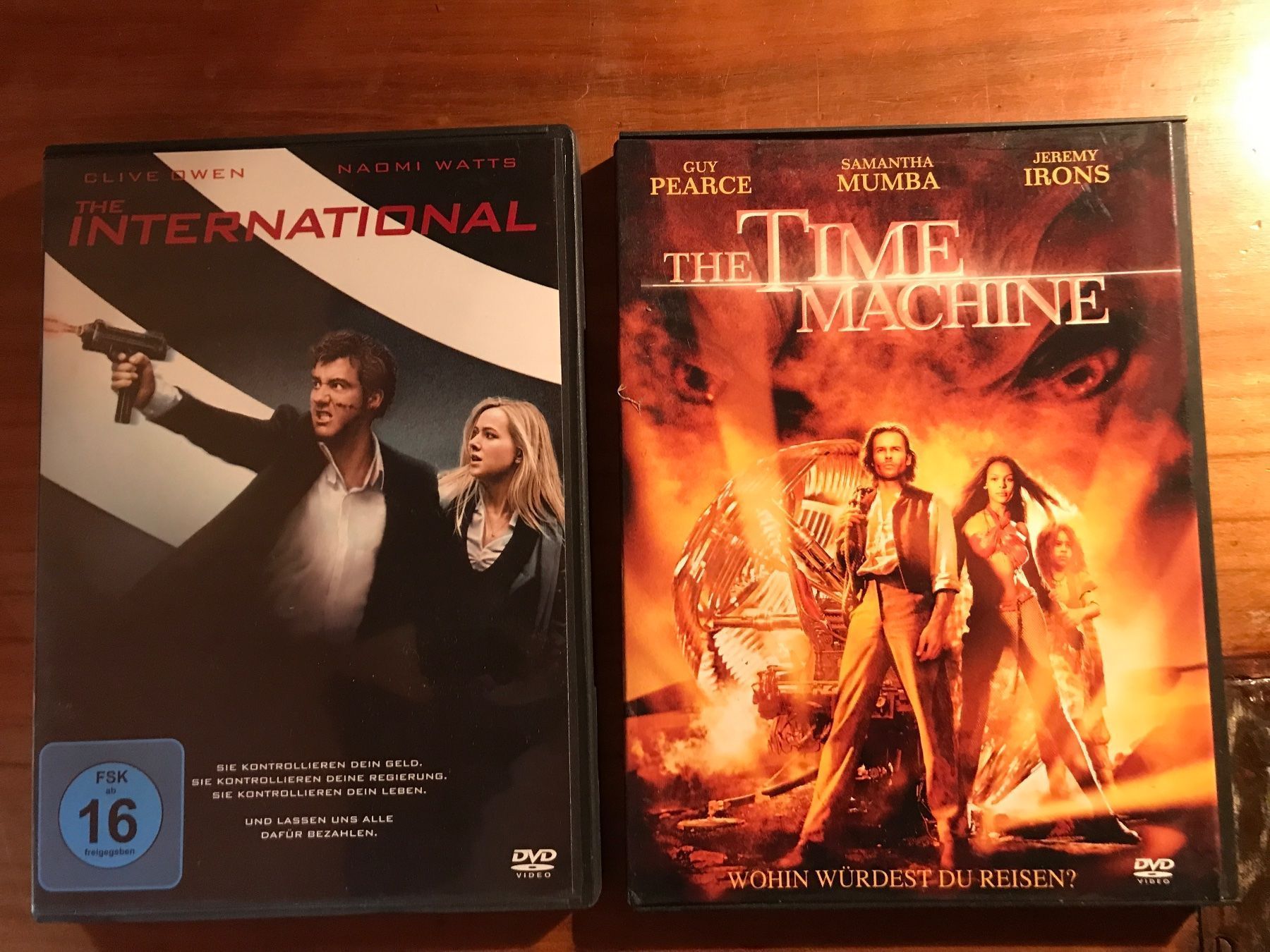 Tutti i DVDs: The International, The Time Machine – Usato da Schliern b. Köniz venduto da Corinu59