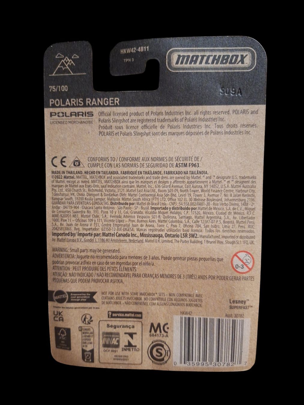Matchbox Modellautos: Matchbox 2023 Polaris Ranger 75/100 L – Neu und originalverpackt aus Adlikon von Mmartin0 1