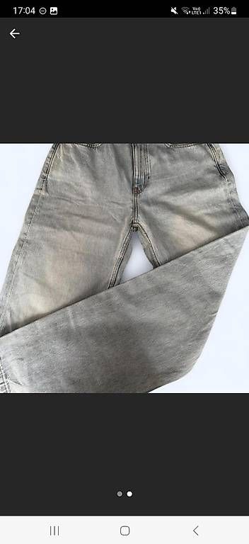 Jeans: zara grey straight leg jeans grösse 40 – Gebraucht aus Kiesen von Laura._