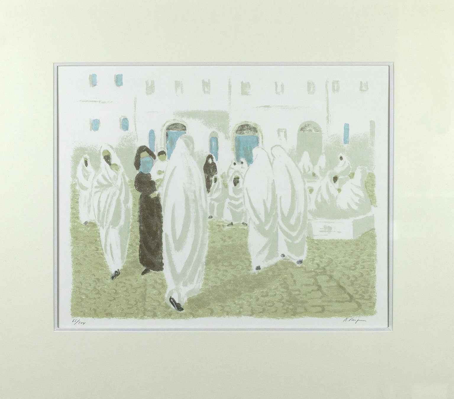 Grafiken & Lithographien: Anny Vonzun, Originalfarblithografie – Gebraucht aus Masein von KunstvonFrauen 1