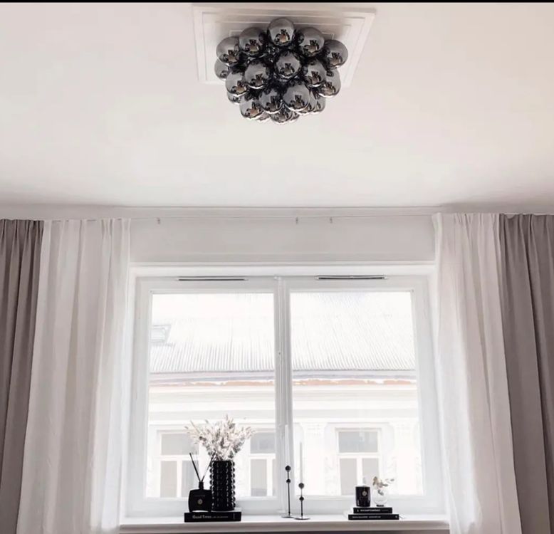 Lustres & lampes de plafonds: Designerlampe - By Rydens - Art Deco - schwarz Rauchglas – D'occasion à Zollikon par Captainamerica