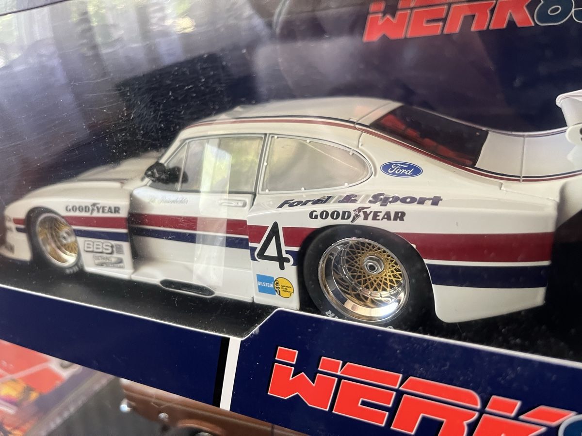 Ford Modellini d'auto: Ford Capri Gr.5 Nr.4.   1:18 – Nuovo e nell'imballaggio originale da Rümlang venduto da Papamoll4 3