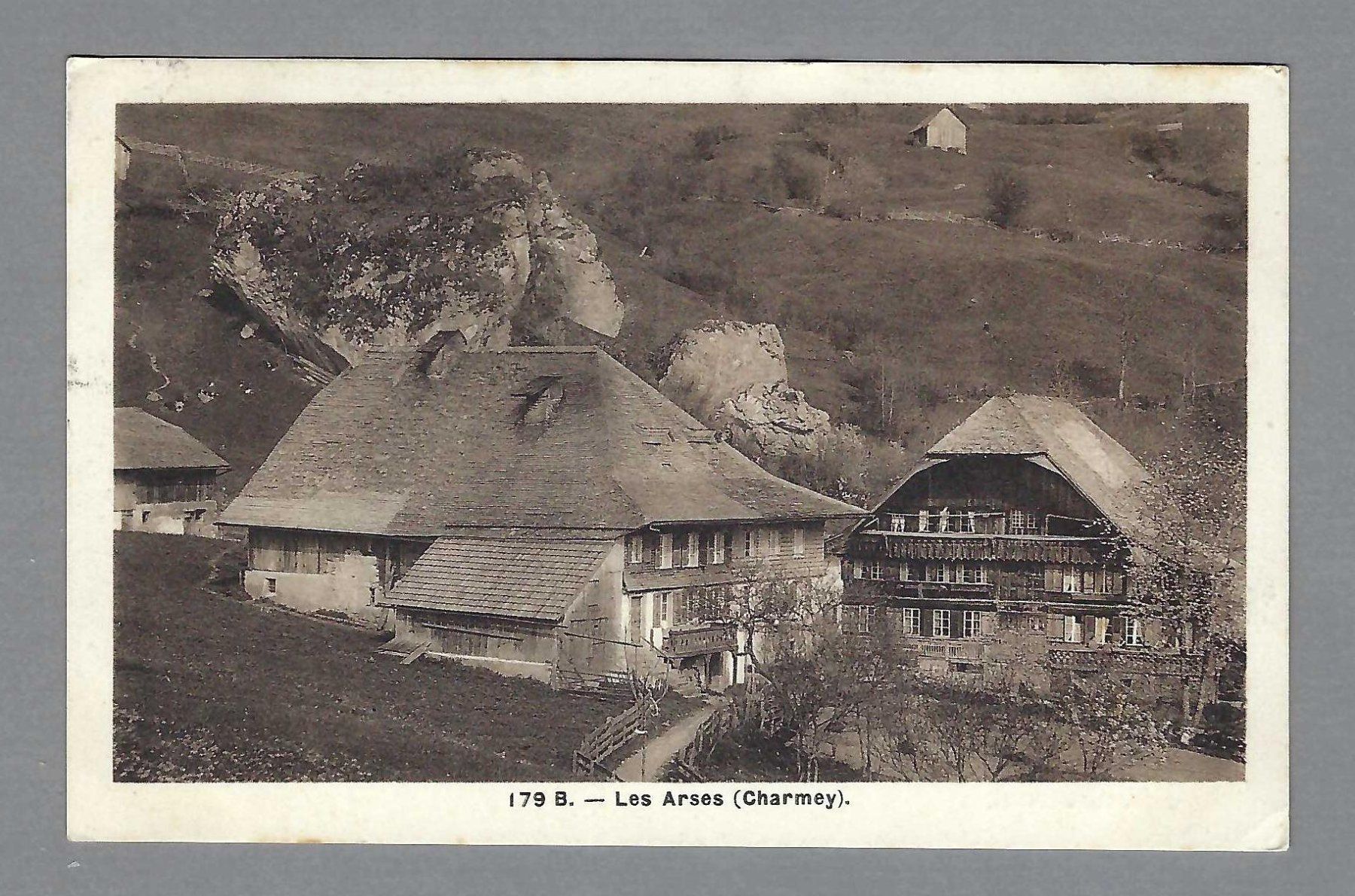 Cartoline postali: 1918, LES ARSES, CHARMEY – Usato da Pura venduto da ulisse1957