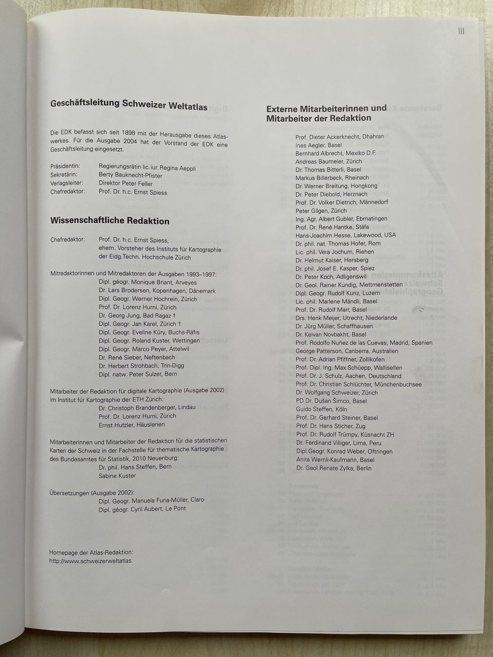 Libri: SCHWEIZER WELTATLAS 2004 – Nuovo (secondo la descrizione) da Kölliken venduto da Hap-7 3