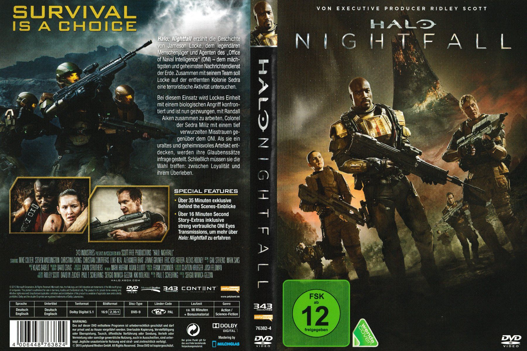 Tutti i DVDs: DVD - Halo - Nightfall – Usato da Langnau am Albis venduto da MediaRescuerKeLoX