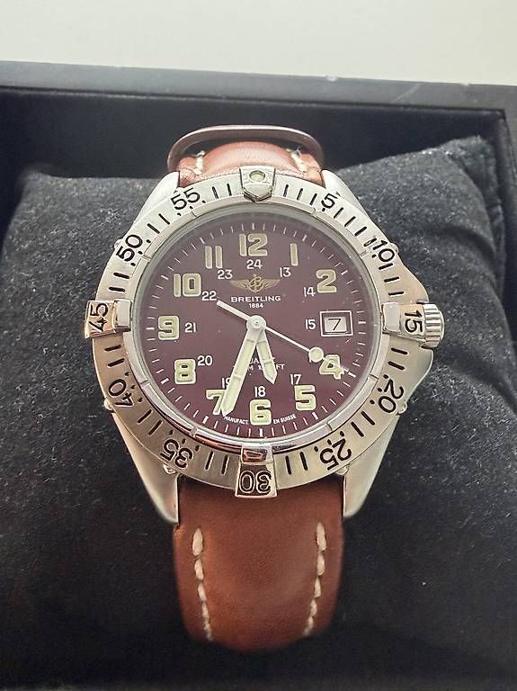 Breitling Orologi: Breitling Colt Red Deal Quarz – Usato da Zürich venduto da timeio-swapwatch