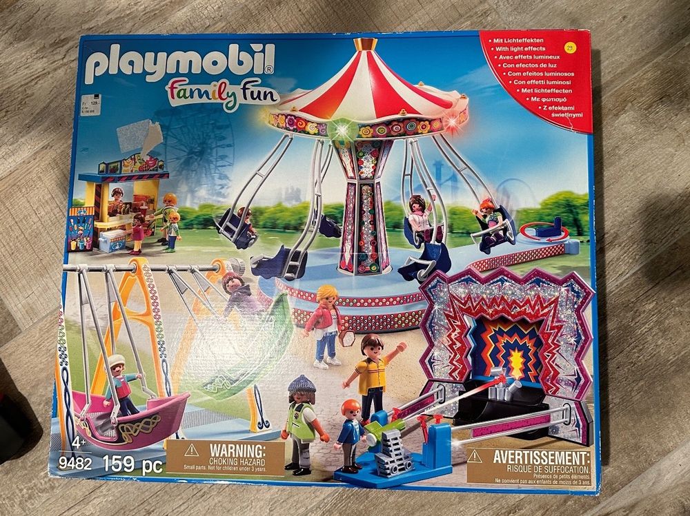 PLAYMOBIL 5124 ABRI Avec Veau Et fermière Neuf, Scellé Jamais Ouverte