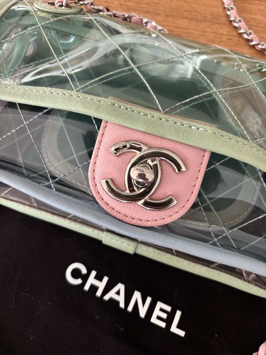 Chanel Taschen: Chanel Coco Splash Flap Bag PVC 2018 super Zustand  – Gebraucht aus Zürich von yves-fck 1