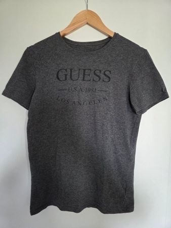 GUESS Herren T-Shirt Grau Grösse S USA 1981 Los Angeles