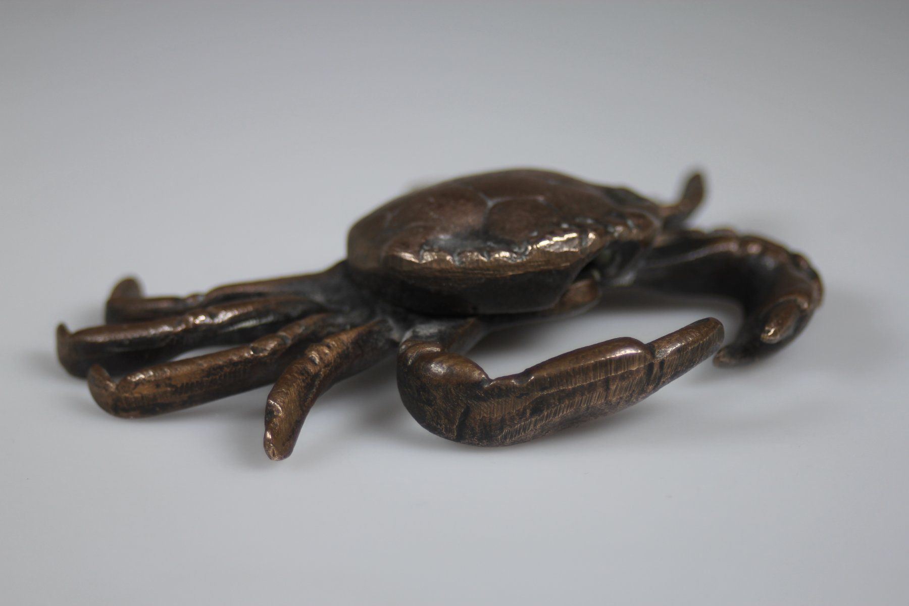 Statuette: Bronze Krabbe signiert CLUS 1931 – Usato da Basel venduto da IRMAundFRED 3