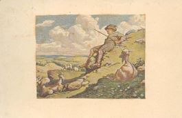Twann  BE  -  ZIEGEN - Hirt  ( siehe Frankatur)  um  1 9 1 5