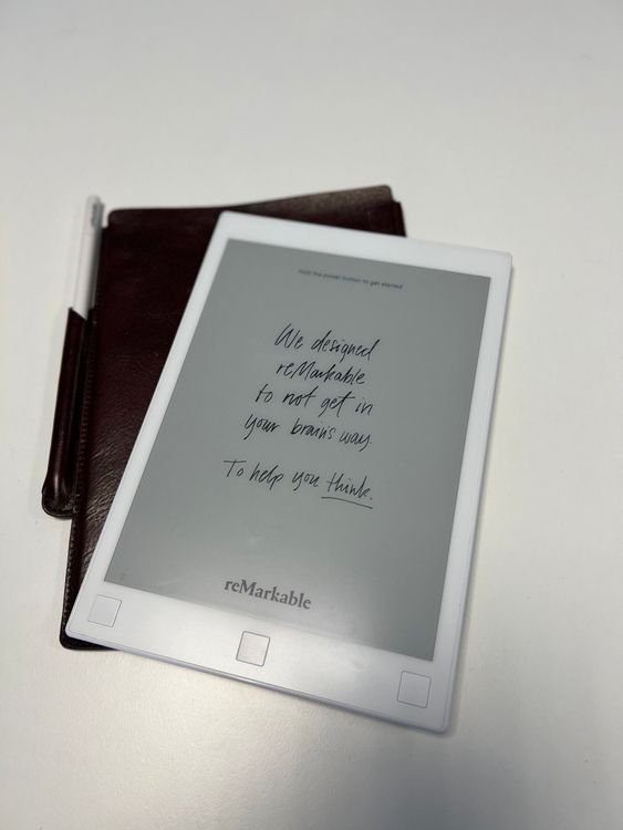ReMarkable 2 Lederhülle Im Used-Look – Premium-Folio Mit Stifthalter, Handgefertigt, Für Optimalen Schutz