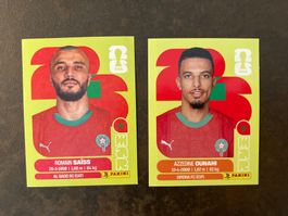 Panini MAR 7 und 11 Marokko