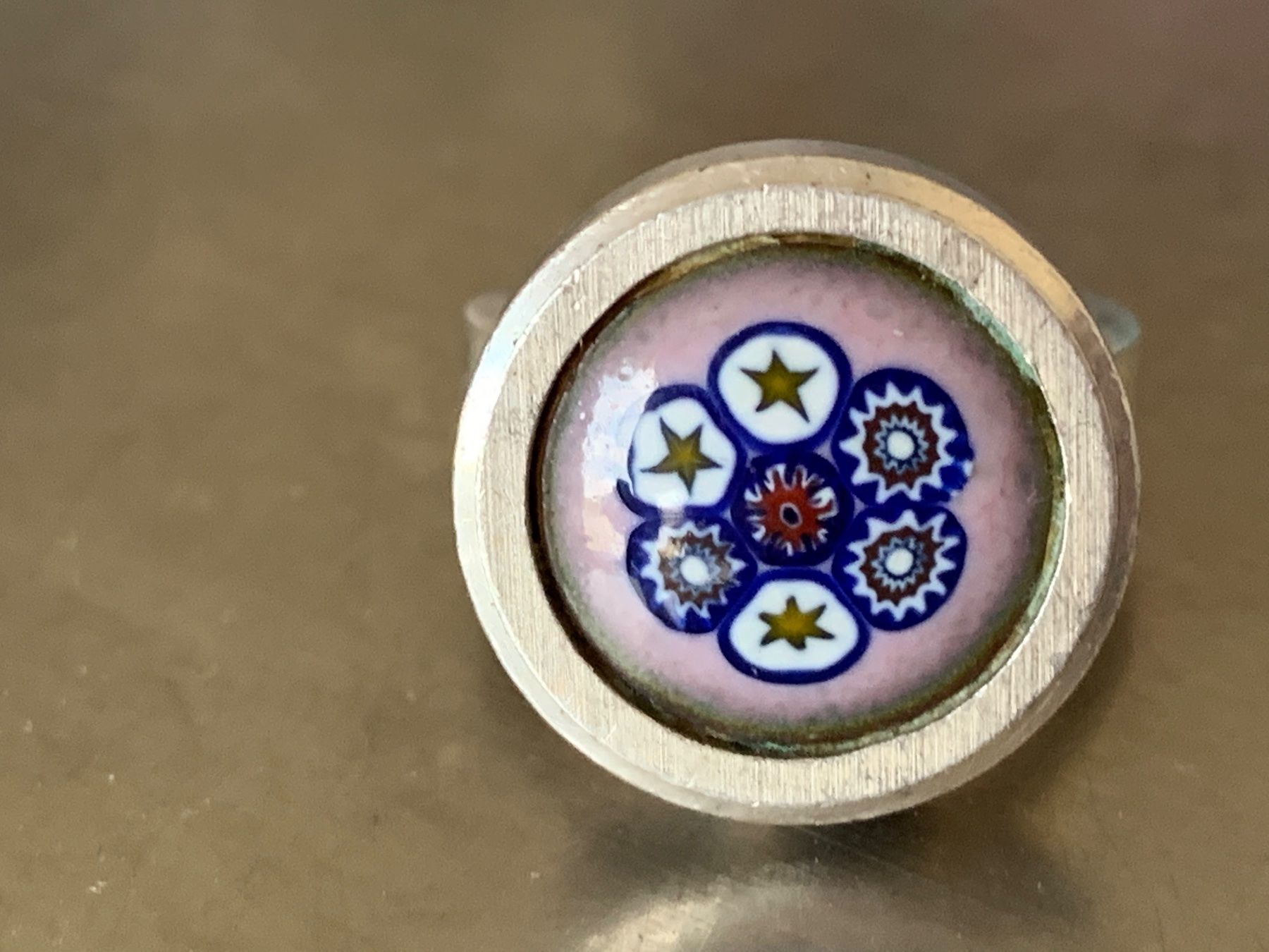 Ringe: Silberring Emailliert (52) – Gebraucht aus Dittingen von Bellevista 7