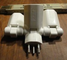 Mehrfachstecker, Abzweigstecker, Typ 13, Clip-Clap 3-fach