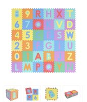 Puzzlematte Buchstaben Zahlen Kinder Spielmatte 