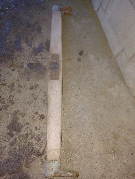 Articoli in legno: Antikes Wögli mit geschmiedeten Beschlägen – Usato da Galgenen venduto da Allerlei8854 1