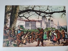 Postkarte Bern, Bären 1916