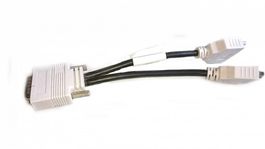 Monitor-Weiche DVI weiss (1m -> 2w)