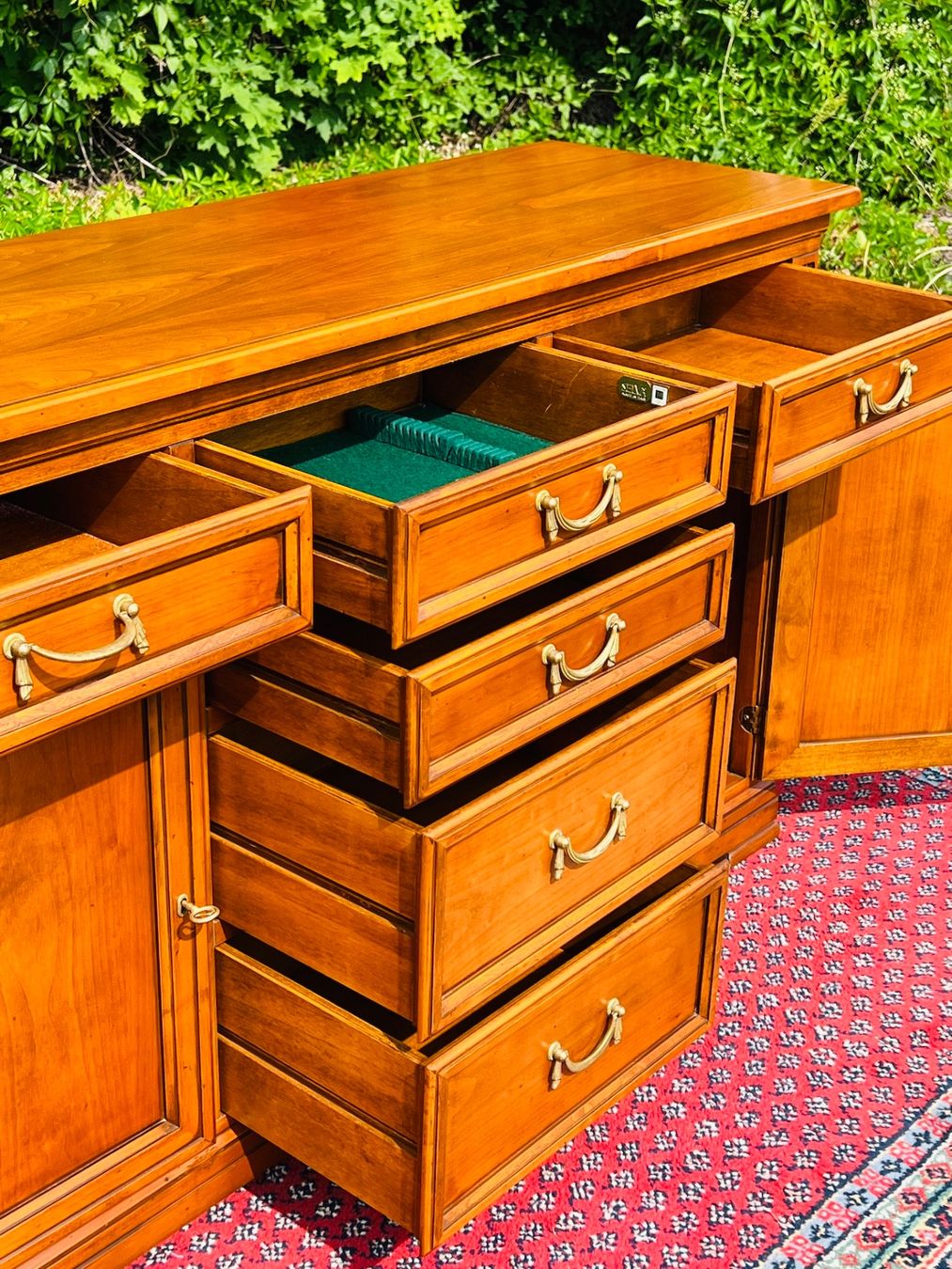 Cassettiere: Biedermeier Stilmöbel Kommode Barock Sideboard SELVA Kirsche – Usato da Gemünden venduto da GEUENWALD 9