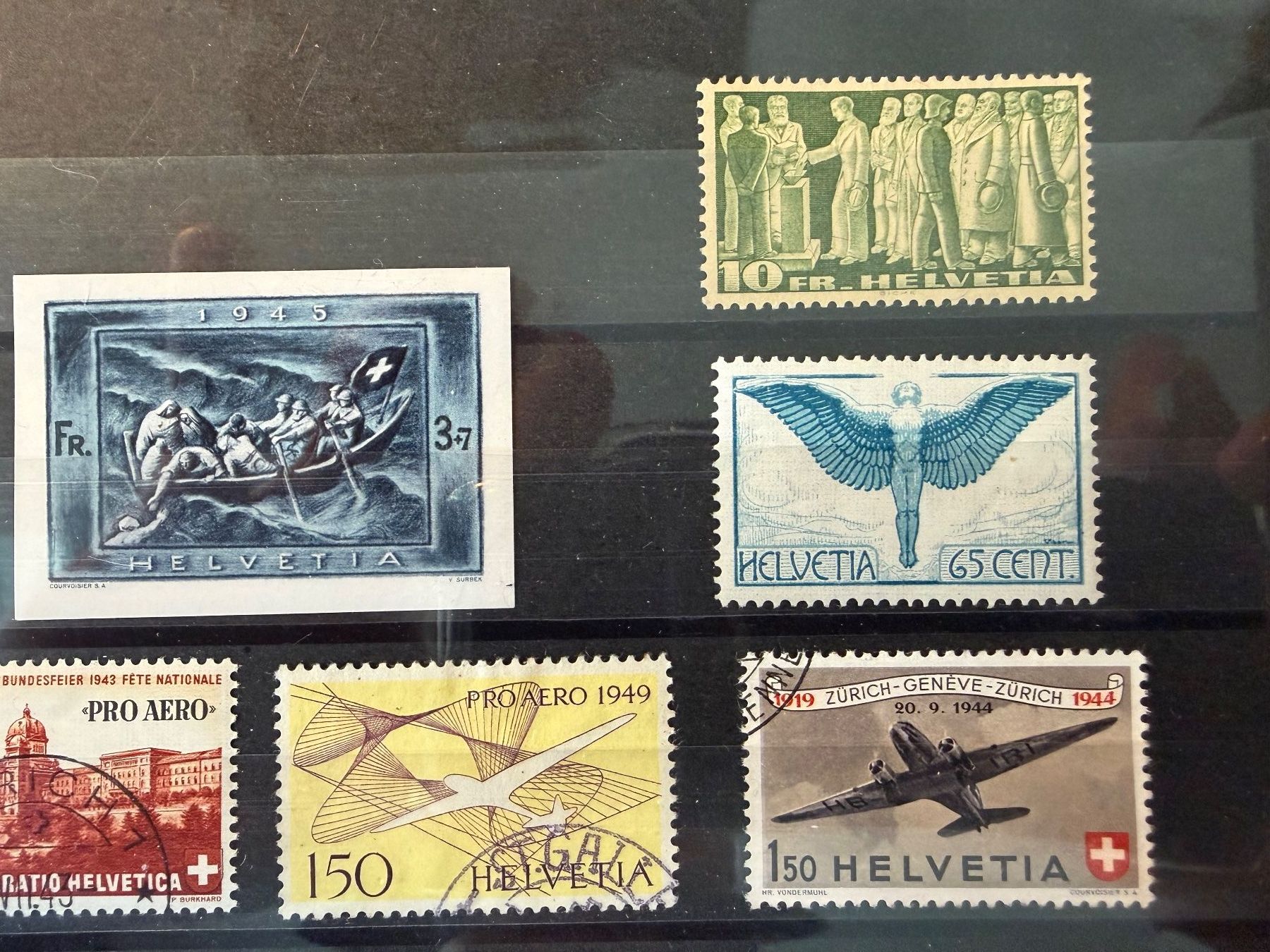 Tutti i francobolli: Pro Aero, div. Marken, gestempelt und postfrisch – Usato da Oberhasli venduto da Sicurezza 2