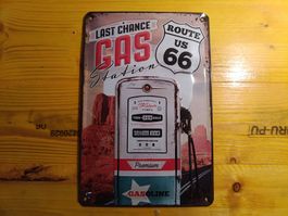 Route 66 Blechschild - Vintage Deko für USA Fans!