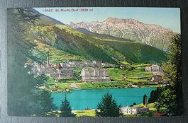 AT St. Moritz ca. 1920 gelaufen,  Fr. 2.00