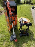 Black+Decker Rasentrimmer 18V inkl. 2 Akkus neuwertig