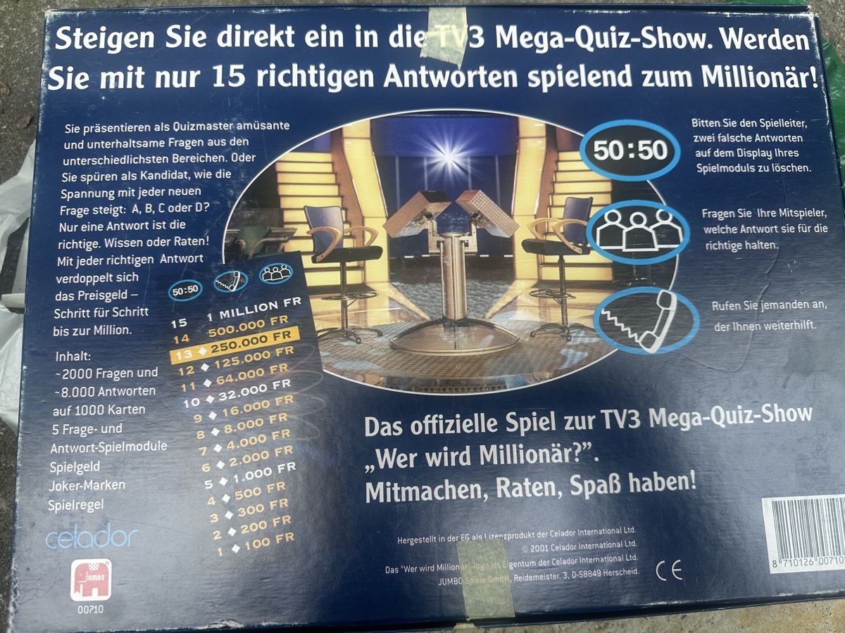 Giochi: Wer wird Millionär Spiel – Usato da Uster venduto da bek_v2ct 4