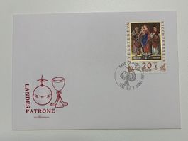 Landespatrone 1997 FDC Liechtenstein