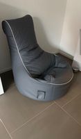 Grauer Sitzsack Lounge Sessel - Top Zustand! Bequem