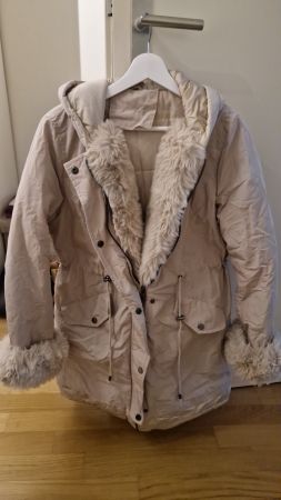 Damen Winterjacke beige