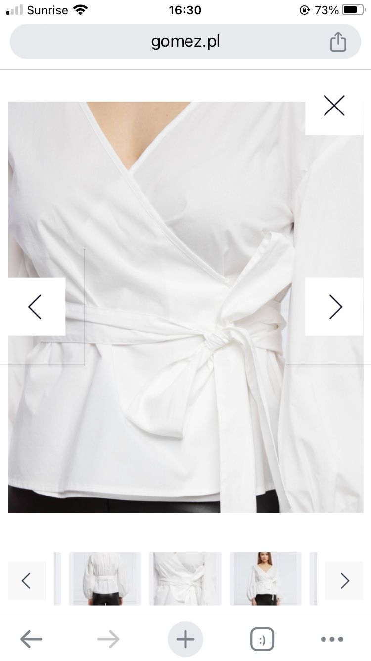 Michael Kors Camicette: Michael Kors Weisse Wickelbluse / wrap blouse – Nuovo (secondo la descrizione) da Bern venduto da clairedeluna 4