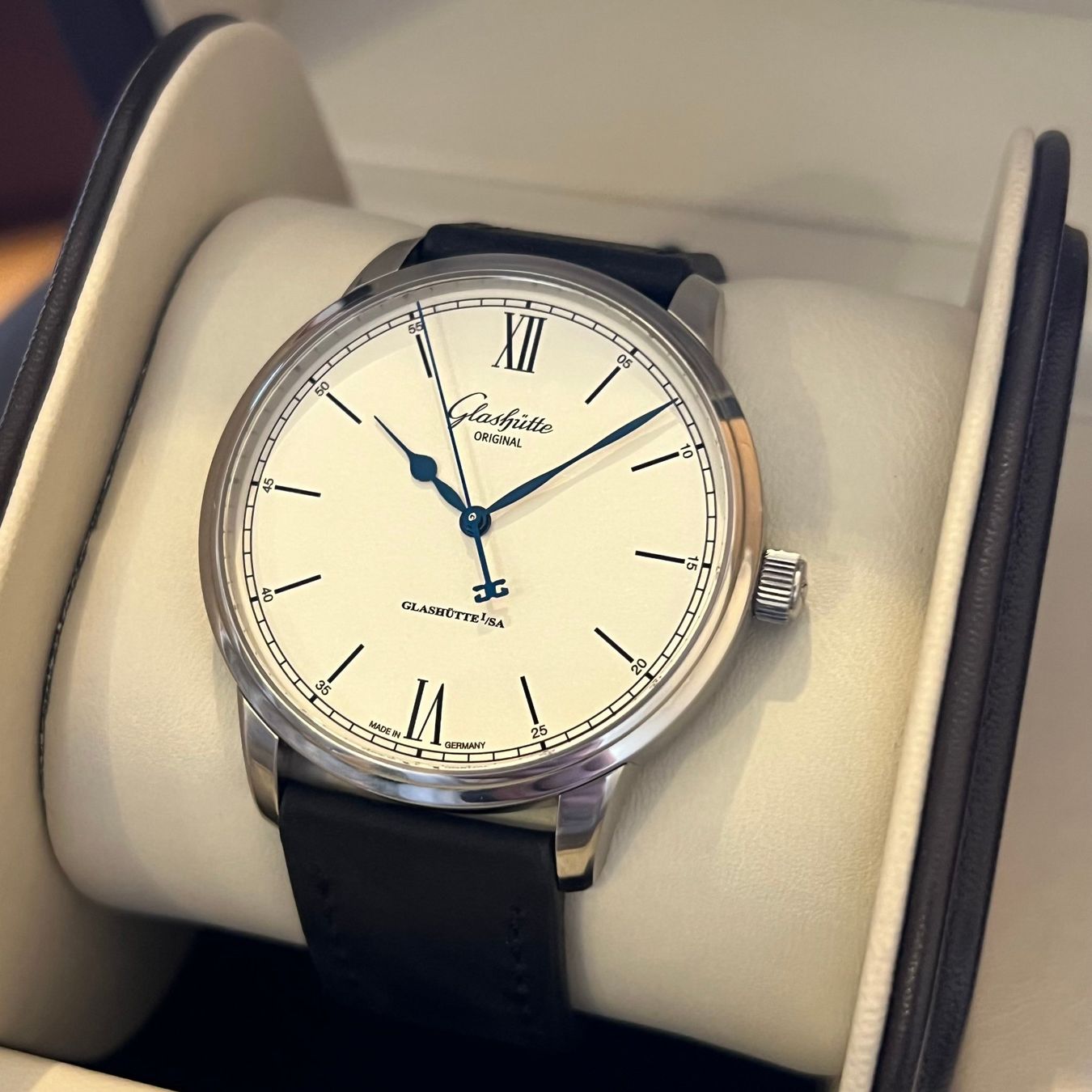 Glashütte Orologi: Glashütte Senator Full Set 1-36-01-01-02-61 – Usato da Carouge GE venduto da Watchaser 2