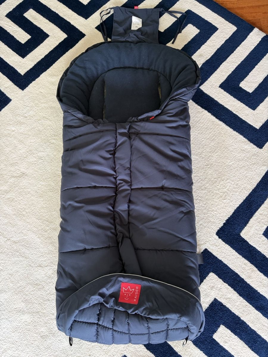 Kaiser Carrozzine: Kaiser Pram Bag Navy Blue Good Condition – Usato da Zollikon venduto da b2b_rwy2