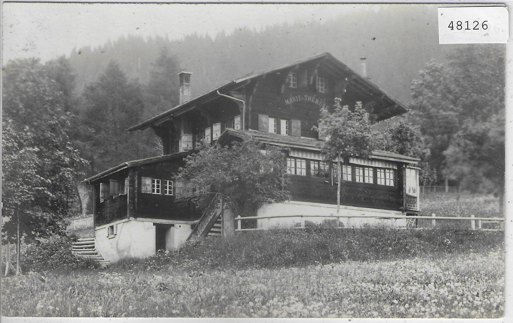 Cartoline postali: Chalet Marie-Therese - Villars – Usato da Ettingen venduto da Kartenplanet
