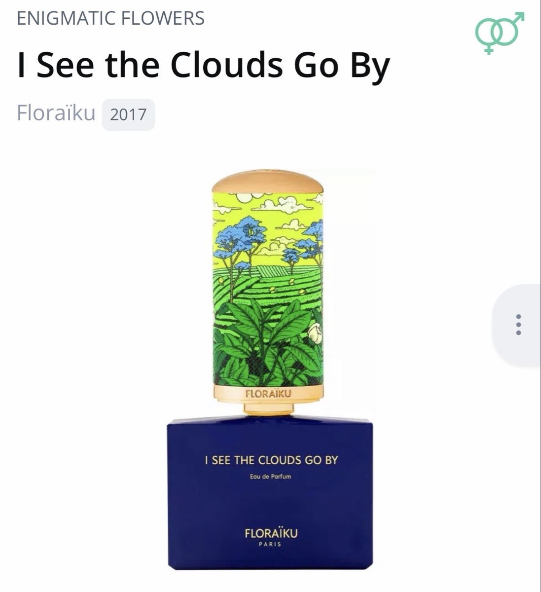 Profumi & Eau de Toilette: Floraiku "I See the Clouds Go By" Probe 1.5ml – Nuovo (secondo la descrizione) da Meierskappel venduto da Philium