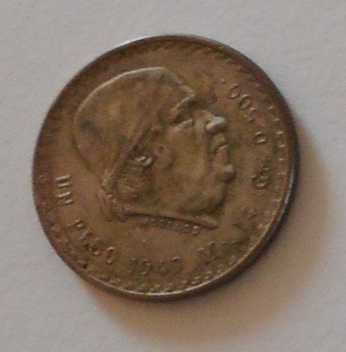 Tutti le monete: Pièce d'un Peso Mexique 1947 – Usato da Carouge GE venduto da bemol_007
