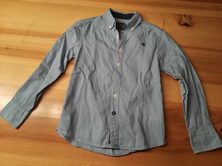 C&A Hemd, Gr. 128, blau-weiss kariert, Top Zustand!