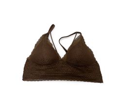 Bralette Spitze braun