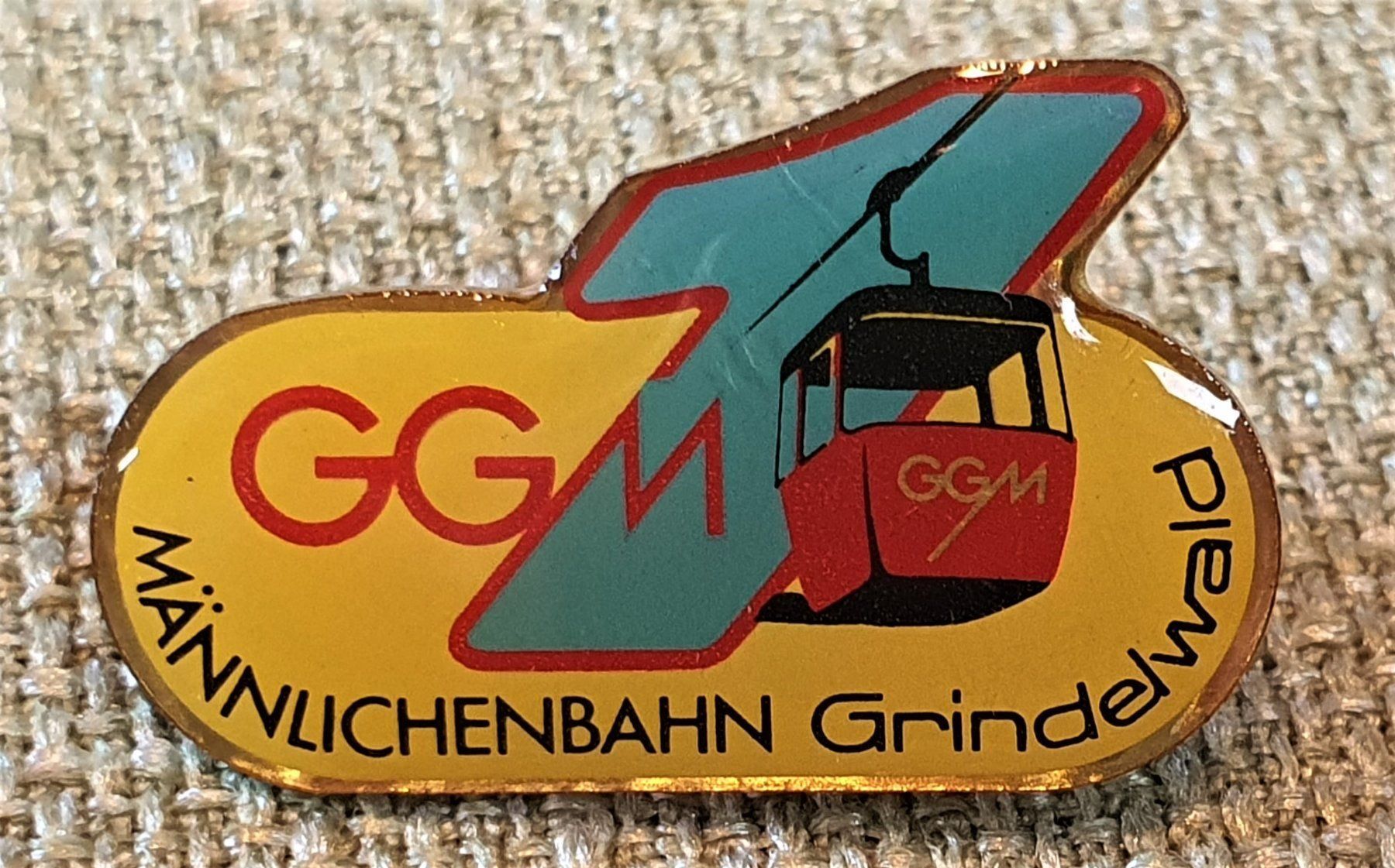 Cartoline postali: B196  Pin GGM Männlichenbahn Grindelwald – Usato da Reinach BL venduto da Boston-Verkauf